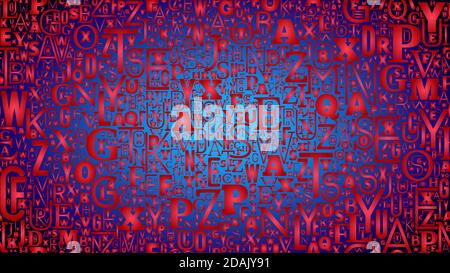 ABC seamless background Stock Vector