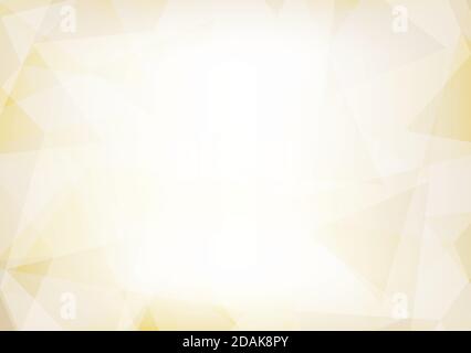 Abstract pale faded background textured by translucent triangles. Minimal vector graphic pattern Stock Vector