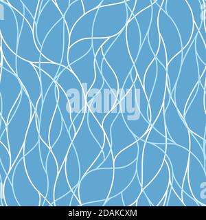 A seamless pattern of lines. A seamless abstract pattern of hand-drawn Stock Vector