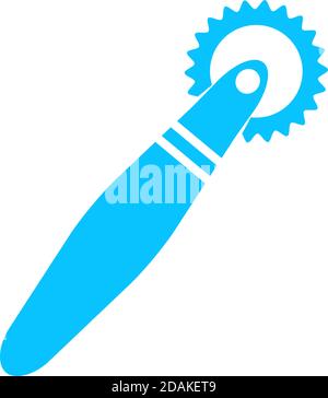 Kitchenware icon flat. Blue pictogram on white background. Vector illustration symbol Stock Vector