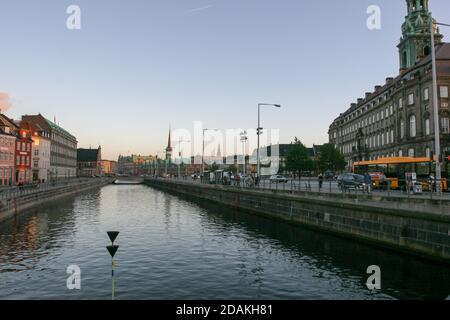 Copenhagen, Denamrk- October 22 2006 : The streets of beautidul city of Copenhagen Stock Photo