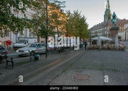 Copenhagen, Denamrk- October 22 2006 : The streets of beautidul city of Copenhagen Stock Photo