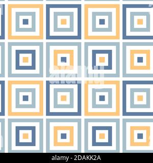 A seamless background of many multi-colored squares. Stock Vector