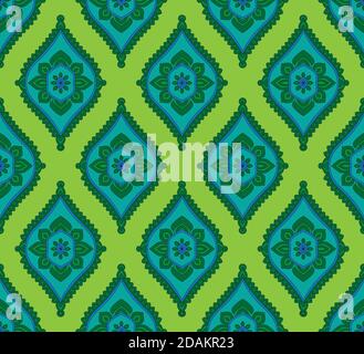 Seamless pattern with arabesque drawings. Arabesque textile print. Vector illustration. Stock Vector