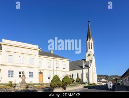 Rechnitz: Evangelical parish church in Rechnitz, Südburgenland, Burgenland, Austria Stock Photo