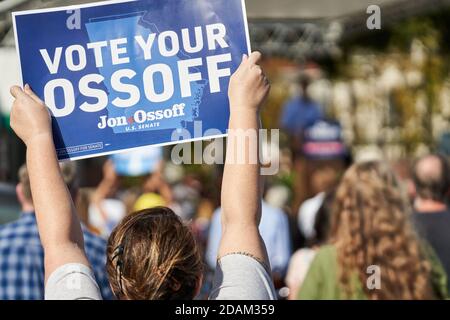 Democratic Georgia U.S. Senatorial candidate Michelle Nunn concedes the ...