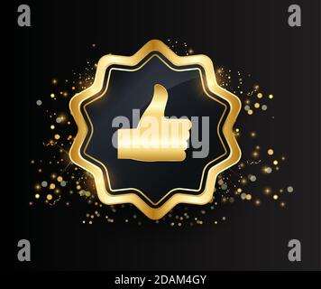 Best Choice Golden Label. Vector Illustration Stock Vector