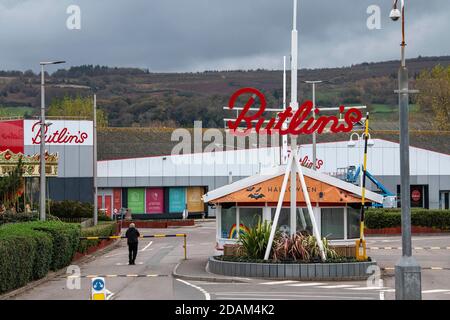 Butlins In Minehead Somerset. Closed due to Coronavirus lockdown