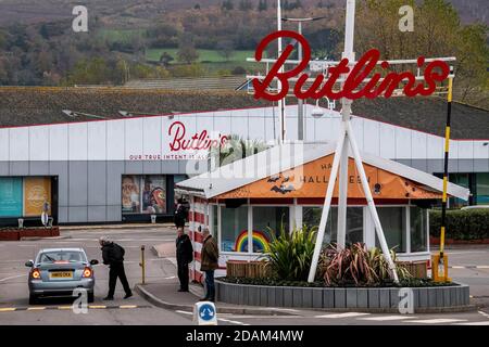 Butlins In Minehead, Somerset. Closed due to Coronavirus lockdown restrictions. Stock Photo