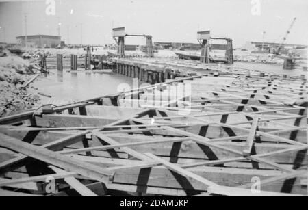 Port Hueneme, California Naval History Stock Photo