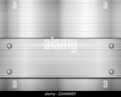 Background formed by metal sheets. Vector illustration. Stock Photo