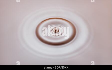 chocolate milk or brown liquid Stock Photo