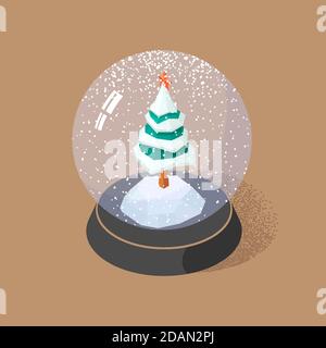 Christmas isometric Stock Vector