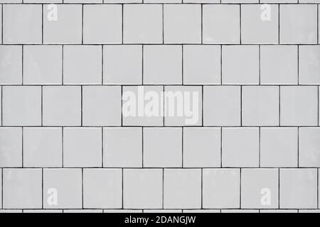 White ceramic wall tile pattern for the decoration of the bathroom. Stock Photo