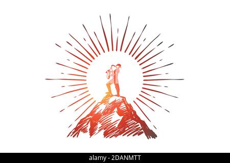 Music, jazz, superstar, talent, saxophone concept. Hand drawn isolated vector. Stock Vector