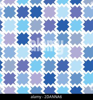 A seamless background of many multi-colored squares. Stock Vector