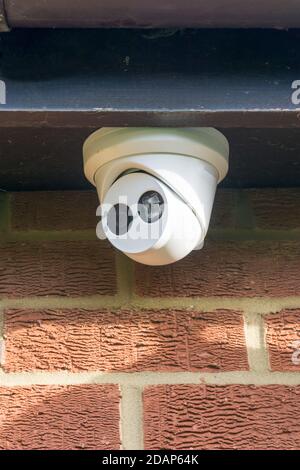 CCTV camera - part of a home security system. Stock Photo