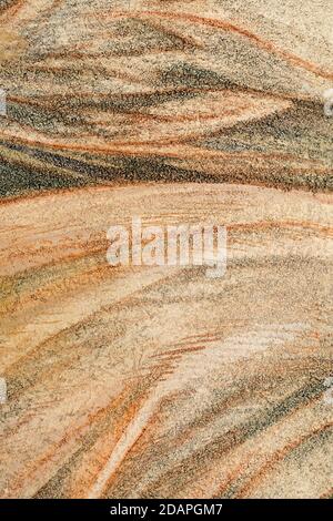 Vertical format background - grainy wall with abstract brown pattern Stock Photo