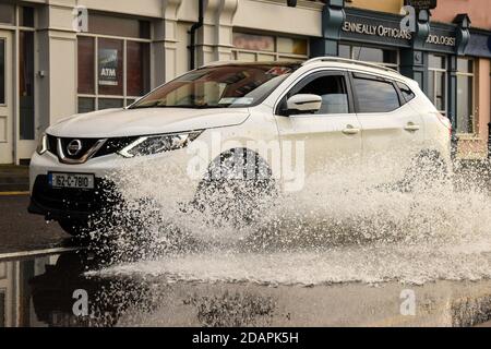 Water outbreaks in Bantry town lots, many people we're left without water Stock Photo