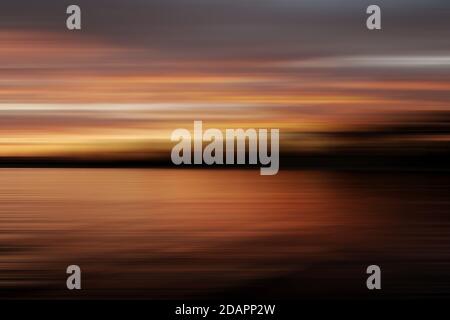 abstracted digital colorful illustration, motion blur effect Stock Photo