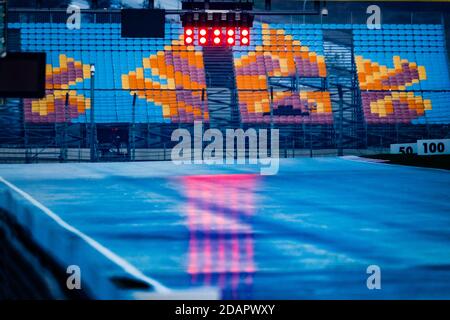 Tuzla near Istanbul, Turkey  14th November, 2020. Red Lights and wet track during the Formula 1 DHL Turkish Grand Prix 2020, from November 13 to 15, 2020 on the Intercity Istanbul Park, in Tuzla, near Istanbul, Turkey - Photo Antonin Vincent / DPPI / LM Credit: Gruppo Editoriale LiveMedia/Alamy Live News Stock Photo