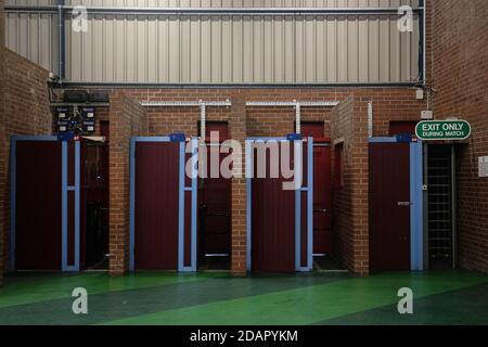 Birmingham, UK. 11th Oct, 2020. Empty entrance gates during the FA Womens Super League 1 game between Aston Villa and Birmingham City at Villa Park Stadium in Birmingham. Orlagh Malone Gardner/SPP Credit: SPP Sport Press Photo. /Alamy Live News Stock Photo