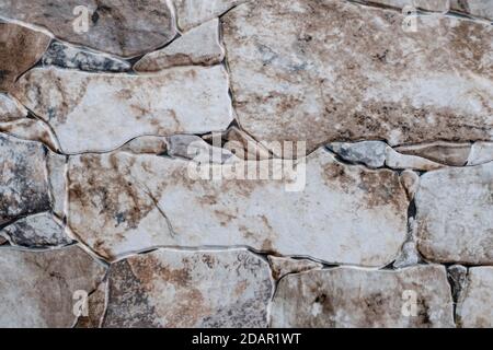 texture of an old light brick stone Stock Photo