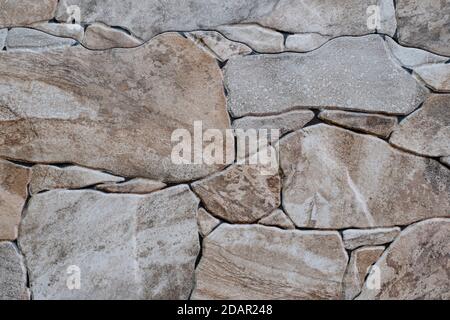 texture of an old light brick stone Stock Photo
