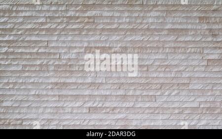 rustic wall texture formed by small bricks Stock Photo