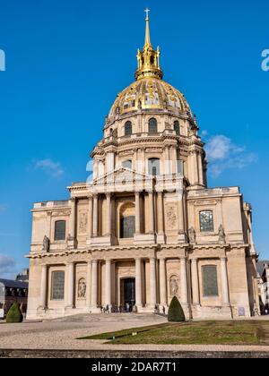 Building of the Hotel des Invalides, Paris, France Stock Photo