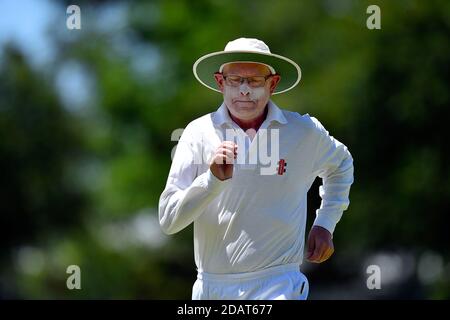 November 2020. Benalla Bushrangers Over 60s v Country Cricket Victoria Stock Photo