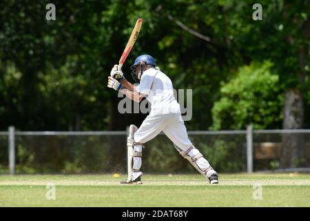 November 2020. Benalla Bushrangers Over 60s v Country Cricket Victoria Stock Photo