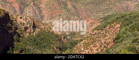 Ouzoud waterfalls near Marrakech in High Atlas, Morocco. North Africa. Stock Photo