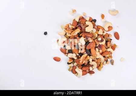 close up of many mixed nuts  Stock Photo