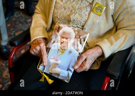 100th Birthday celebrations and receiving a telegram from the Queen at