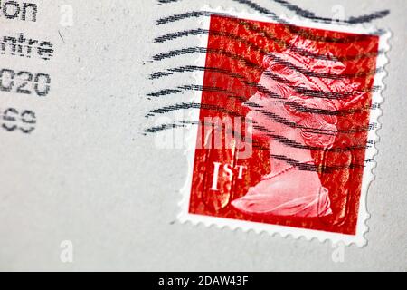 Royal Mail First Class Stamp Stock Photo