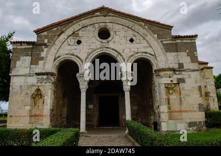 View of the Hagia Sophia or Aya Sophia  in Trabzon, formally an Orthodox church before being converted to a Mosque, then as a museum before being converted back to a Mosque in 2013. Stock Photo