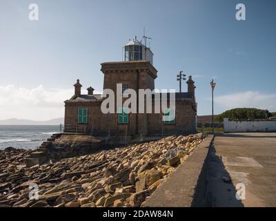 Lighthouse at Belmullet in Ireland Stock Photo