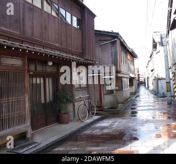 Higashi - Chaya, old traditional district in Kanazawa Stock Photo