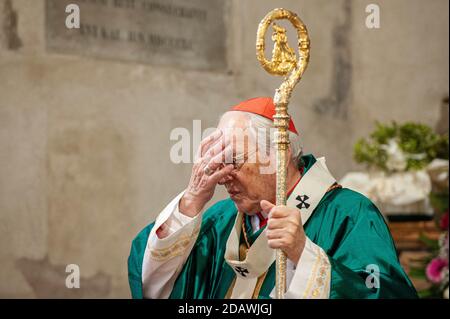 November 15, 2020 : Card. Giovanni Battista Re, poses during his taking  possession of the title Suburbicarian Church of Ostia, in the Cathedral of  Sant'Aurea in Ostia Antica, Rome Stock Photo - Alamy