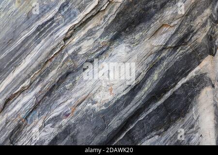 Grey, black and white pattern, marble. Closeup, texture Stock Photo