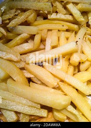 Homemade French fries, Lyon, France Stock Photo