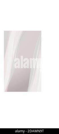 Abstract white panoramic background with lines - Vector illustration Stock Vector