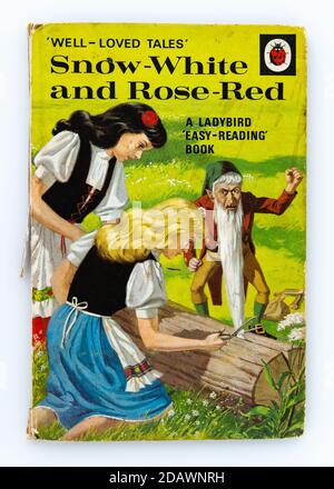 Snow White and Rose Red vintage ladybird book Stock Photo