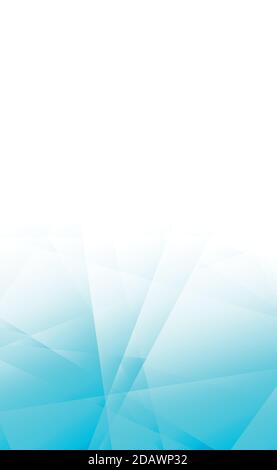 Abstract blue panoramic background made of triangles - Vector illustration Stock Vector