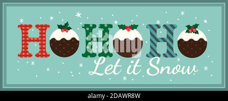 Hand drawn Christmas flat color vector decoration Stock Vector