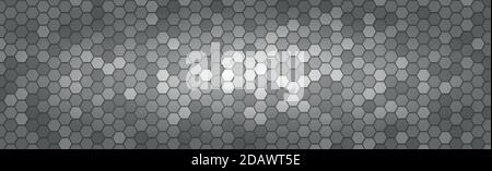 Abstract background with many small hexagons Stock Vector