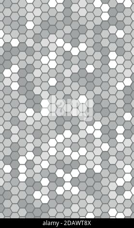 Abstract background with many small hexagons Stock Vector