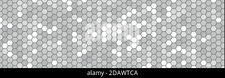 Abstract background with many small hexagons Stock Vector