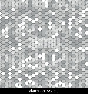 Abstract background with many small hexagons Stock Vector